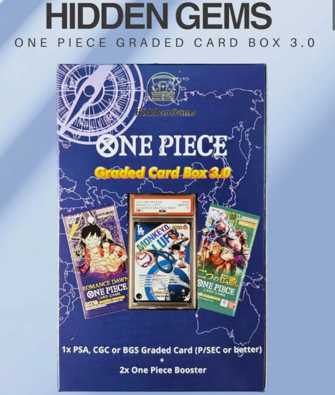 Hidden Gems One Piece Graded Card Box 3.0 (Vorbestellung)