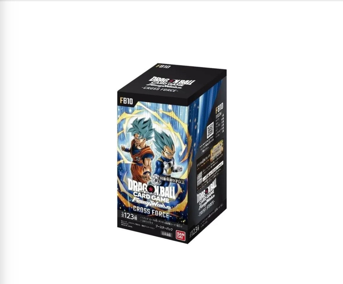 DRAGON BALL FUSION WORLD FB-10 CROSS FORCE DISPLAY JP