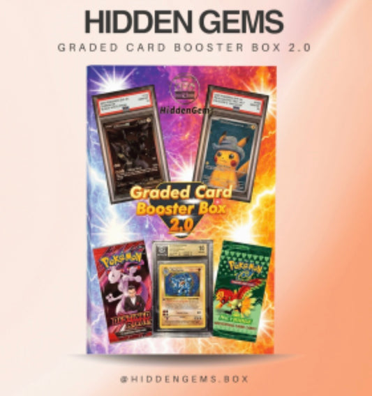 *NEW* RELEASE 03.08.26 Hidden Gems Pokémon Graded Card Booster Box 2.0(Lieferzeit ca. 1 Woche)