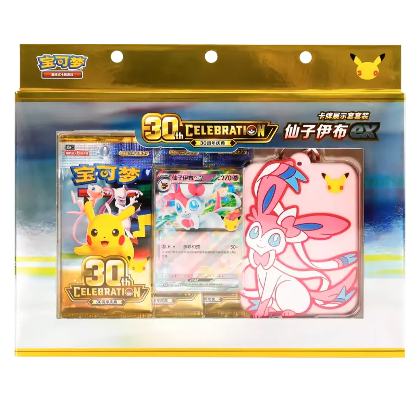 [Vorbestellung] 30th Anniversary Themed Display Sleeve Set Psiana EX Sealed Pokémon S-Chinese(BESCHREIBUNG LESEN)s