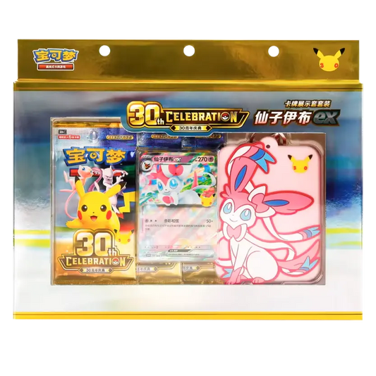 [Vorbestellung] 30th Anniversary Themed Display Sleeve Set Psiana EX Sealed Pokémon S-Chinese(BESCHREIBUNG LESEN)s
