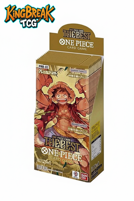 One Piece Display mit KingBreak TCG Logo